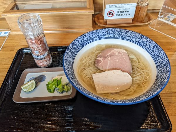 「冷やし鶏節そば」@中華そば 瓢の写真