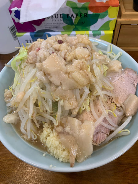 「ラーメン(ﾆﾝﾆｸｱﾌﾞﾗ)」@麺屋 べべの写真