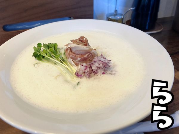 「泡鶏白湯ラーメン￥850」@鶏×麦 ららの写真