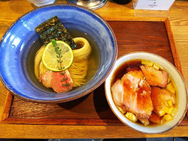 「昆布水つけめん・塩（並）」@YOKOKURA STOREHOUSEの写真