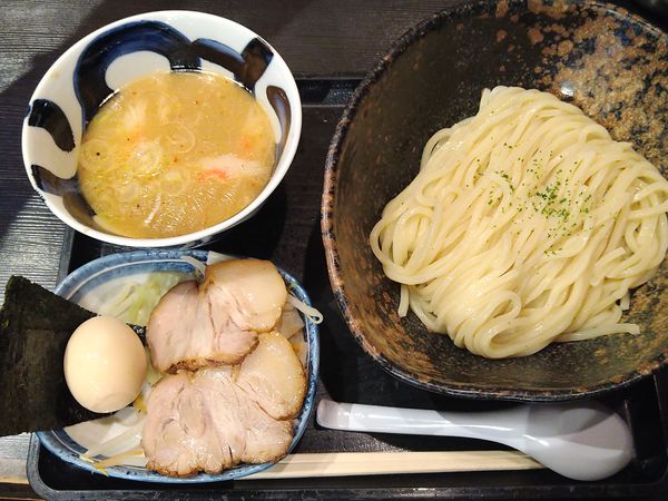 「マル得つけ麺　中盛り」@三ツ矢堂製麺 あきる野店の写真