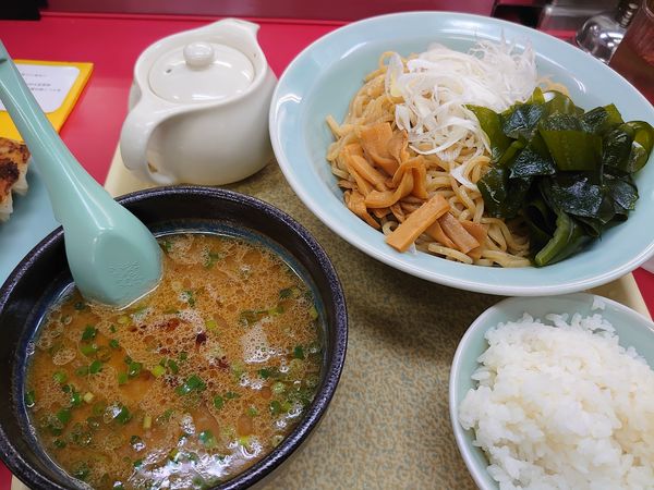 「海老塩つけ麺中盛り」@ラーメン山岡家 富士宮店の写真