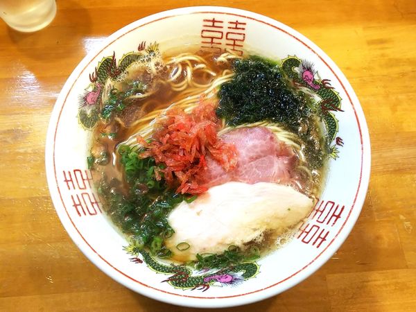 「【限定】海老そば（醤油）＋エビの和え玉　900＋200円」@麺屋 謝の写真