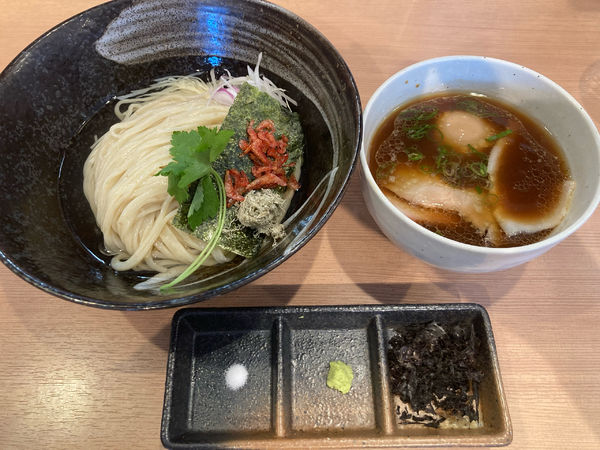 「特製醤油つけ蕎麦」@支那蕎麦屋 藤花の写真