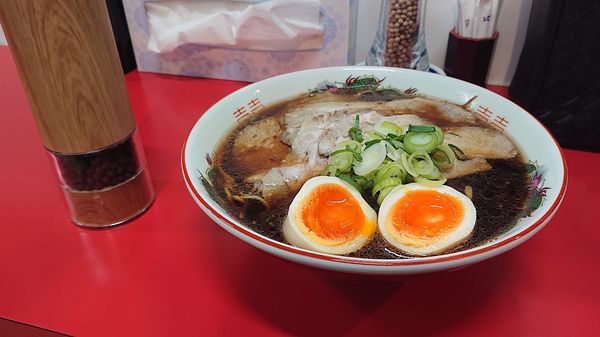 「中華そば黒醤油」@中華そば 竹千代の写真