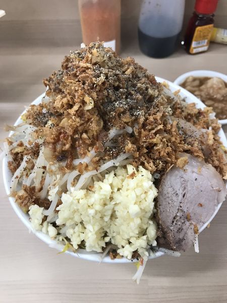「汁なし350g」@ラーメン荘 歴史を刻め 世田谷店の写真
