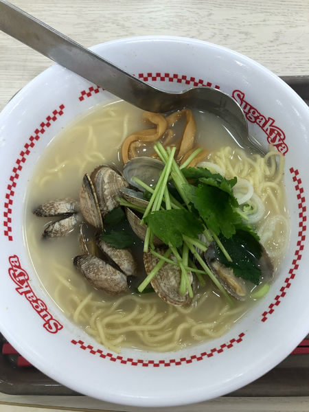「あさりラーメン　530円」@スガキヤ プリオ豊川店の写真