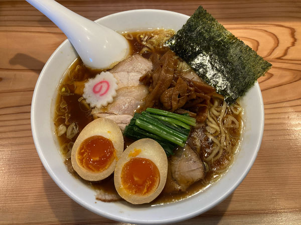 「しょうゆラーメン　煮卵」@オランダ軒の写真