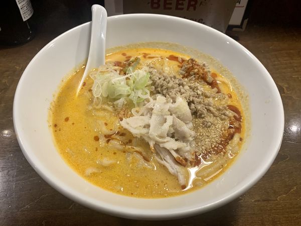 「濃厚担々麺2辛(800円)」@濃厚担々麺・らーめんつけめん 仁の写真