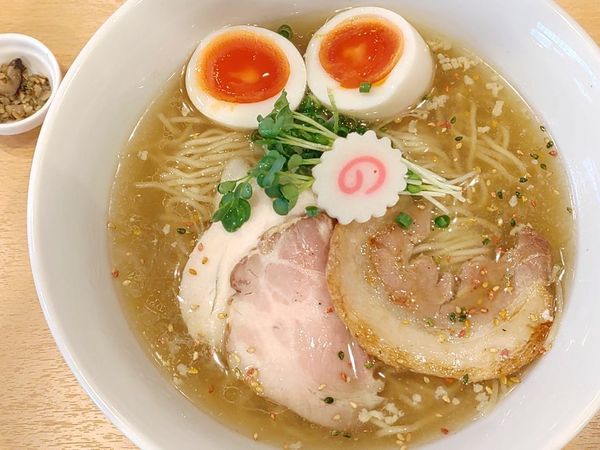 「塩ラーメン＋半熟煮玉子」@麺屋 木ノ下の写真