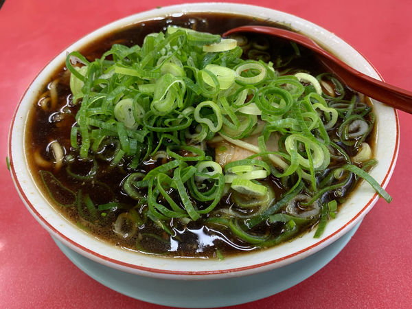 「中華そば+ネギ」@新福菜館 本店の写真