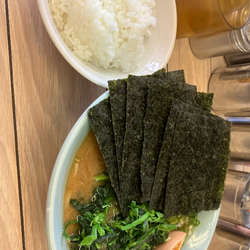 ラスタ麺+ホンレンソウ＋ライス