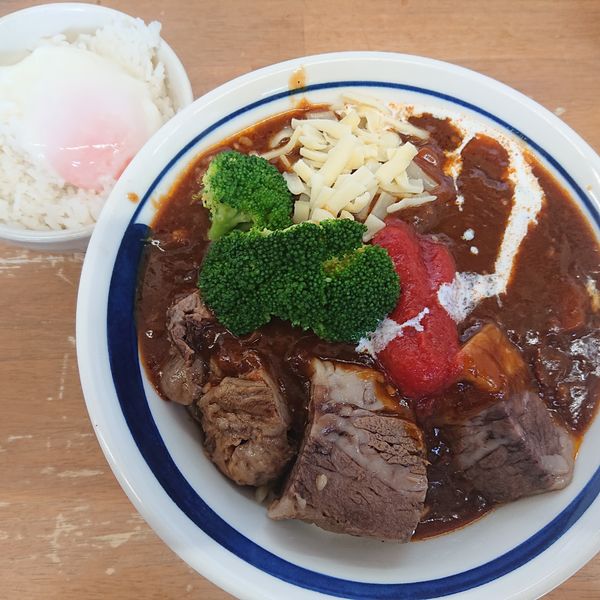 「【5月限定】ビーフストロガノフを掛けて③3000円」@MENYA 食い味の道有楽の写真