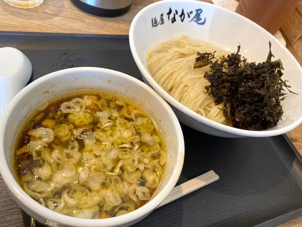 「昆布水つけ麺（かけ）850円」@麺屋 なが尾の写真