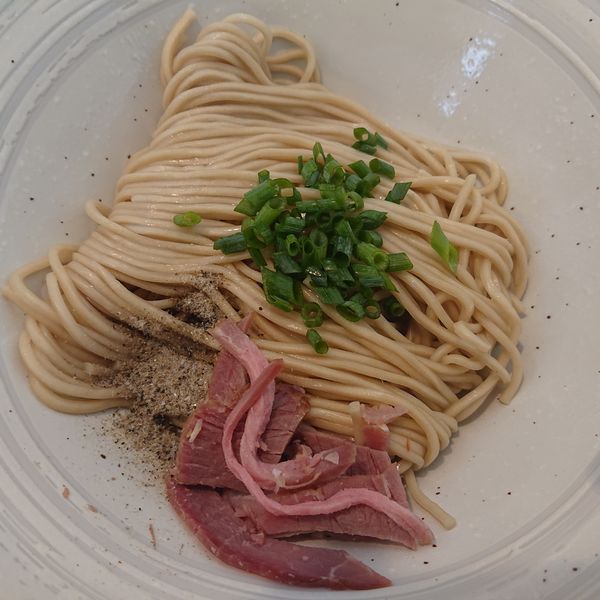 「特製潮ソバ1150円、和え玉(白醤油)200円」@The Noodles & Saloon Kiriyaの写真