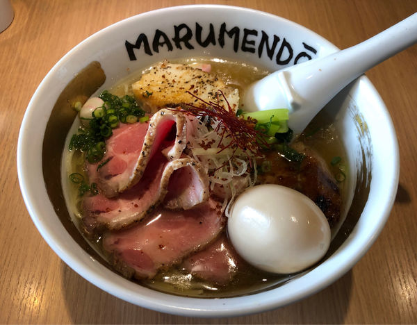 「【数量限定】イベリコ豚チャーシュー麺＋味玉」@まる潮の写真