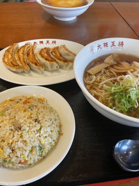「醤油ラーメン」@大阪王将 つくば店の写真