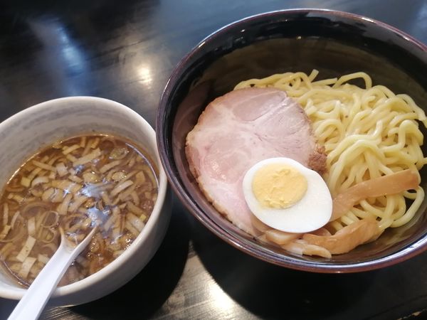 「黒ソースつけ麺¥850」@ラーメン本舗 まるみの写真