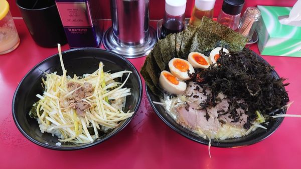 「ネギチャーシューメン、他」@ラーメン力○の写真
