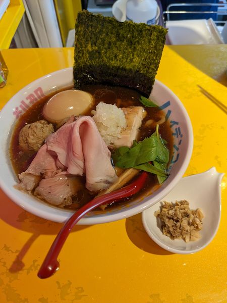 「刹那い特製中華ソバ（手揉み太麺）」@ハイデン.コッコFACTORY 刹那の写真