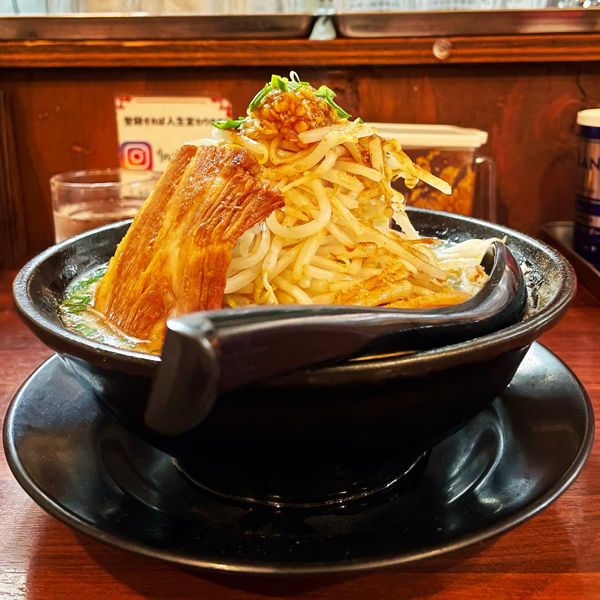 「塩ラーメン」@らあめん一撃 松戸駅前店の写真