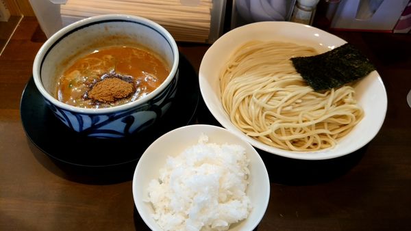「鳥豚魚介つけめん」@ラーメン ますだやの写真