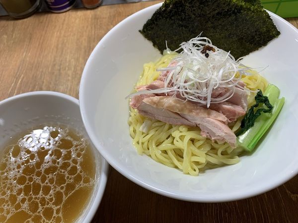 「昆布の塩つけ麺」@昆布の塩らー麺専門店 MANNISH 東日本橋店の写真