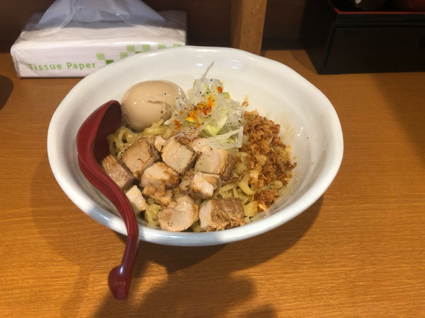 「味噌まぜそば」@らーめん蓮 三軒茶屋店の写真