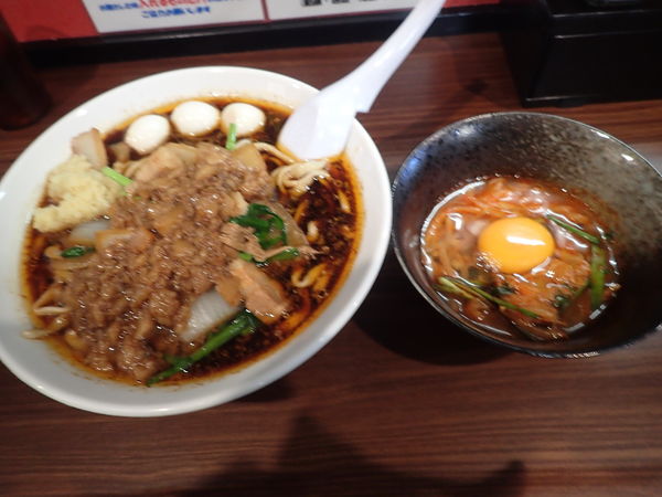 「スタ満ソバ＋α」@元祖スタミナ満点らーめん すず鬼 熊谷うえちゃん店の写真