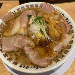 肉そば➕背脂少し多め➕麺固め