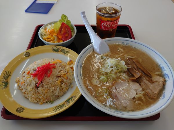 「ラーメンセット」@オーモリラーメン 新井店の写真