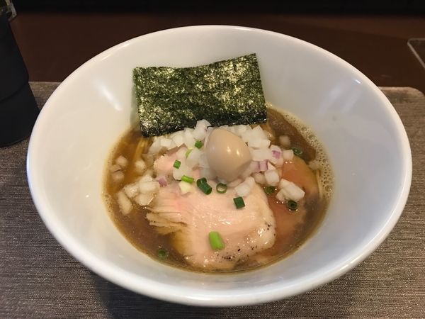 「ゆとりラーメン濃厚＋和え玉」@かき物語の写真