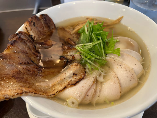 「風虎塩全部乗せ」@麺や風虎の写真