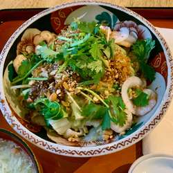 海老と海老油びゃんびゃん麺