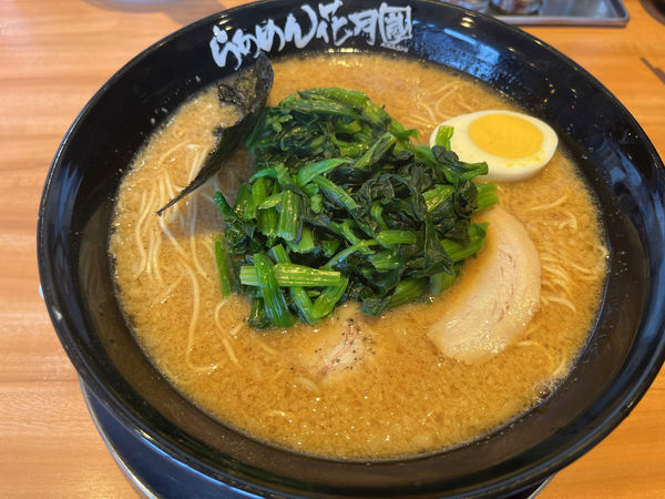 「大盛ラーメン　ほうれん草」@らあめん花月嵐 戸田美女木店の写真