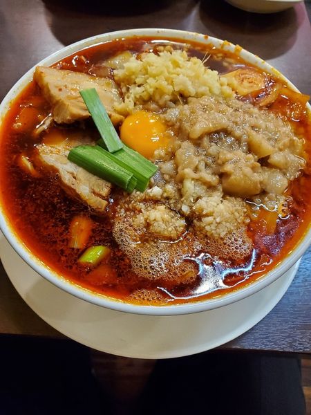 「ウマ辛スタミナ濃厚中華そば」@濃厚中華そば スタミナ軒の写真