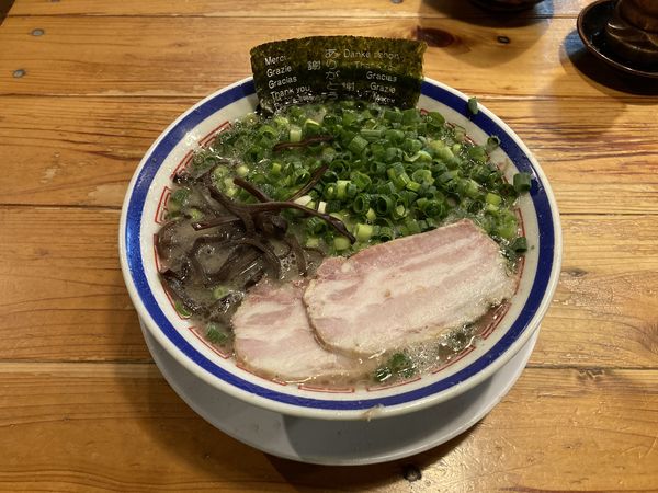 「ねぎらーめん」@博多長浜らーめん 田中商店の写真