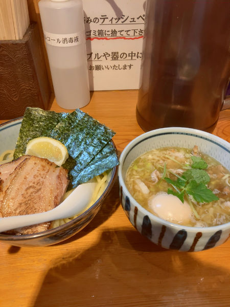 「特製ガーリック豚塩つけ麺」@麺屋まいどの写真