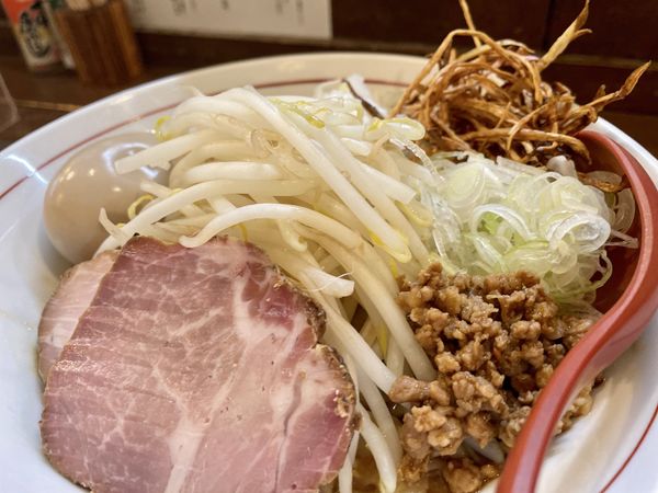 「味噌まぜそば ＋ ごはん」@東京味噌らーめん 鶉の写真