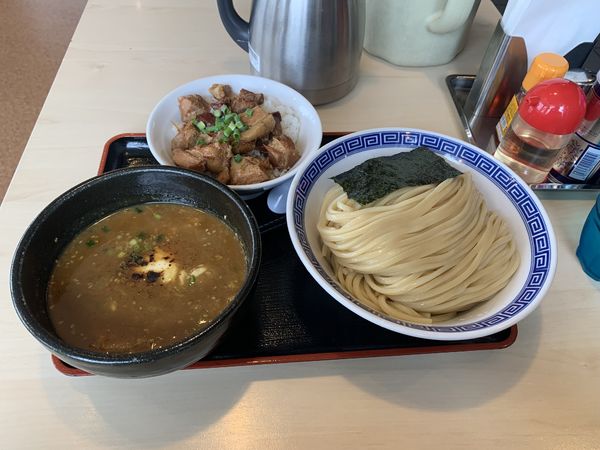 「チーズカレーつけ麺」@大勝軒てつの写真