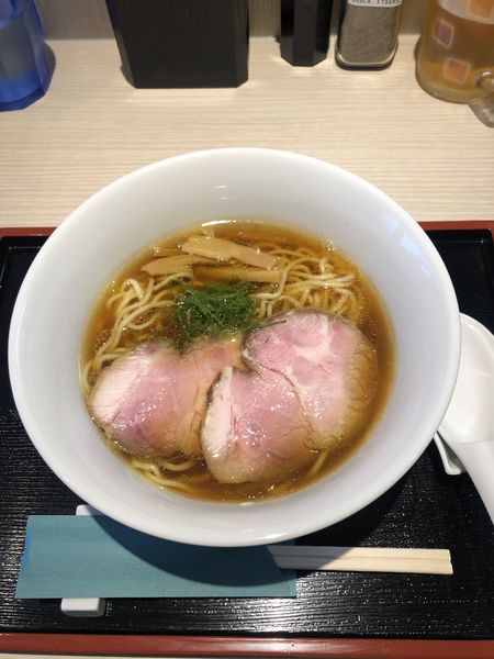 「地鶏醤油中華そば　＋チャーシュー」@中華そば なかはらの写真