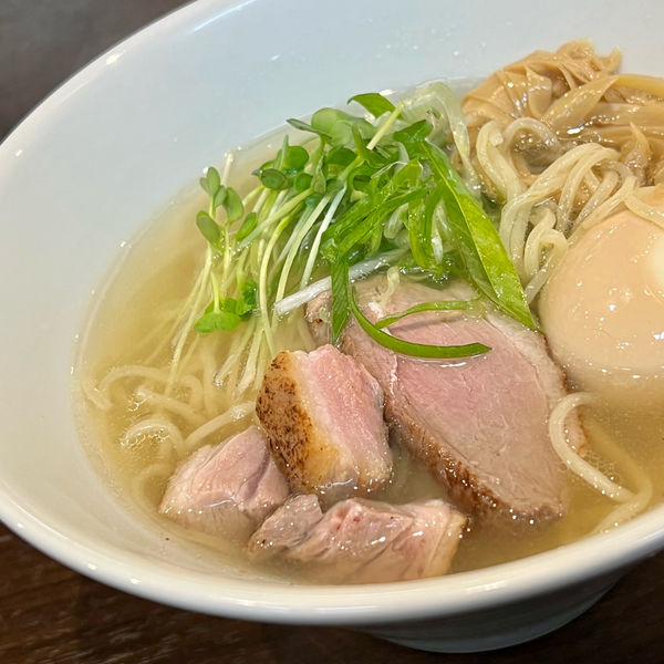 「鴨塩ラーメン」@鴨LABO 住吉店の写真