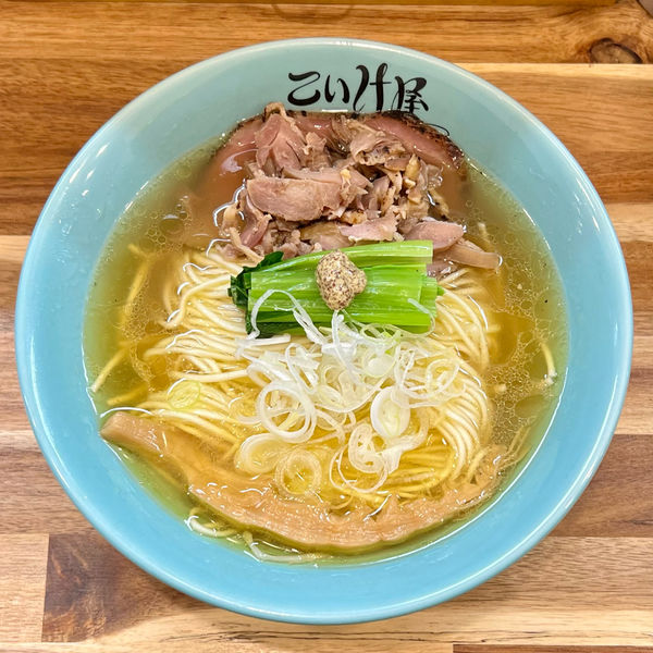 「シャモ中華そば」@仙臺自家製麺こいけ屋分店 綠栽の写真