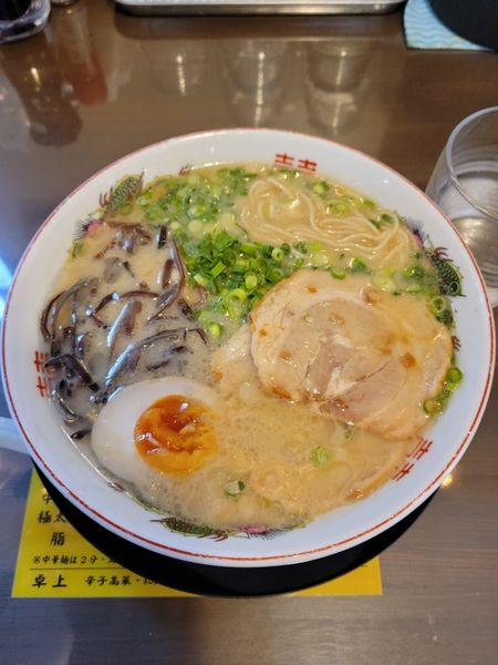 「特濃 鬼だるまラーメン[1日10食限定]」@博多 長浜ラーメン だるま一家の写真