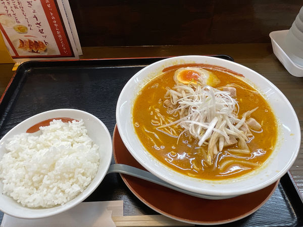 「カレーらーめん」@拉麺本家夢屋 扇町店の写真