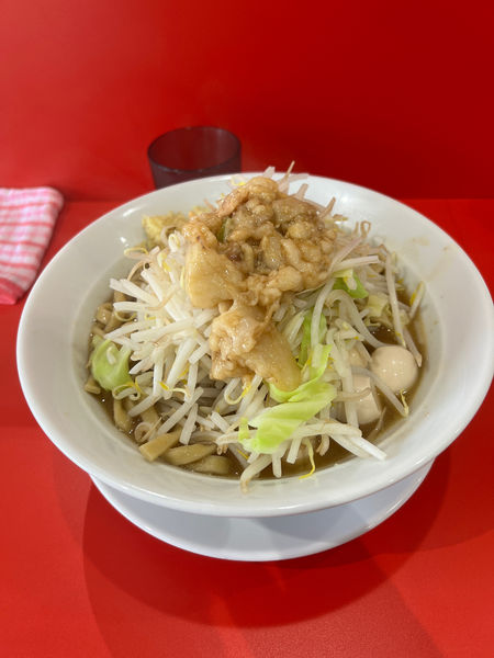 「ラーメン300g うずら」@ラーメン ノックアウトの写真