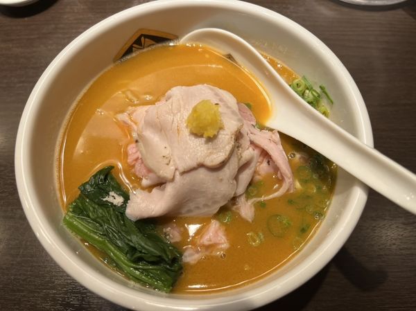 「濃厚海老味噌真鯛らーめん」@真鯛らーめん 麺魚 神保町店の写真