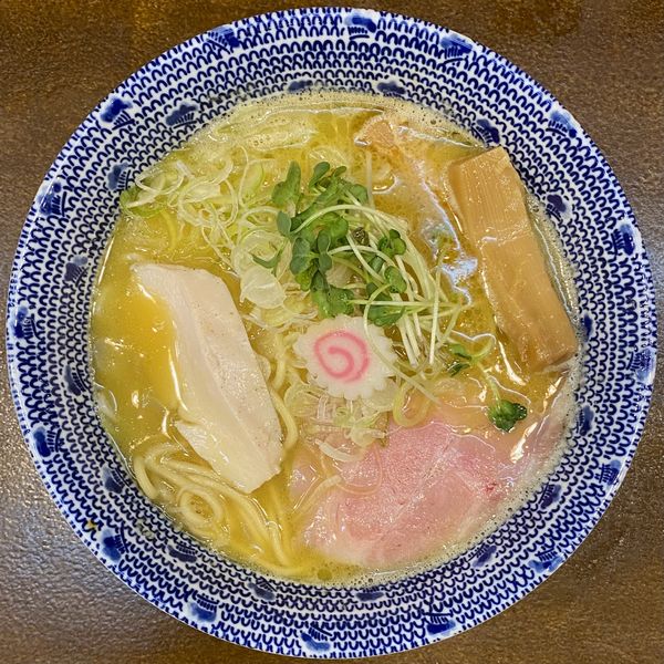 「鶏白湯SOBA(醤油)¥858円」@鶏SOBA新之助の写真