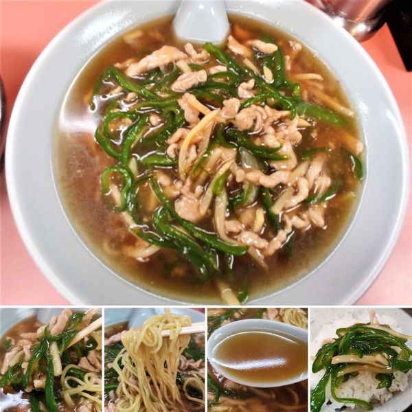 「肉そば＋小ライス＝850円」@大弘軒の写真