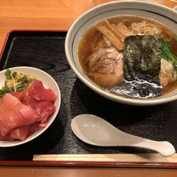 中華そば＋まぐろ丼